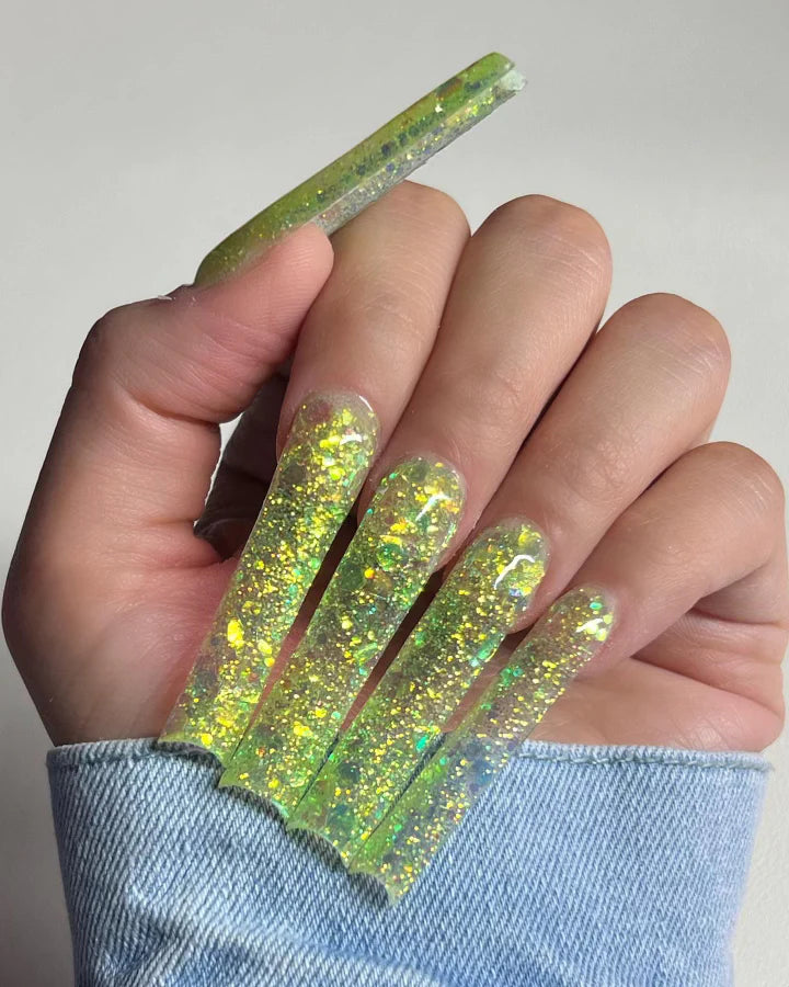 High Fashion Nails, LV Nails, Acrylic Nail Designs